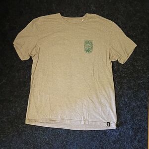 Prana T Shirt Size Large Portland Tan Short Sleeve Shirt